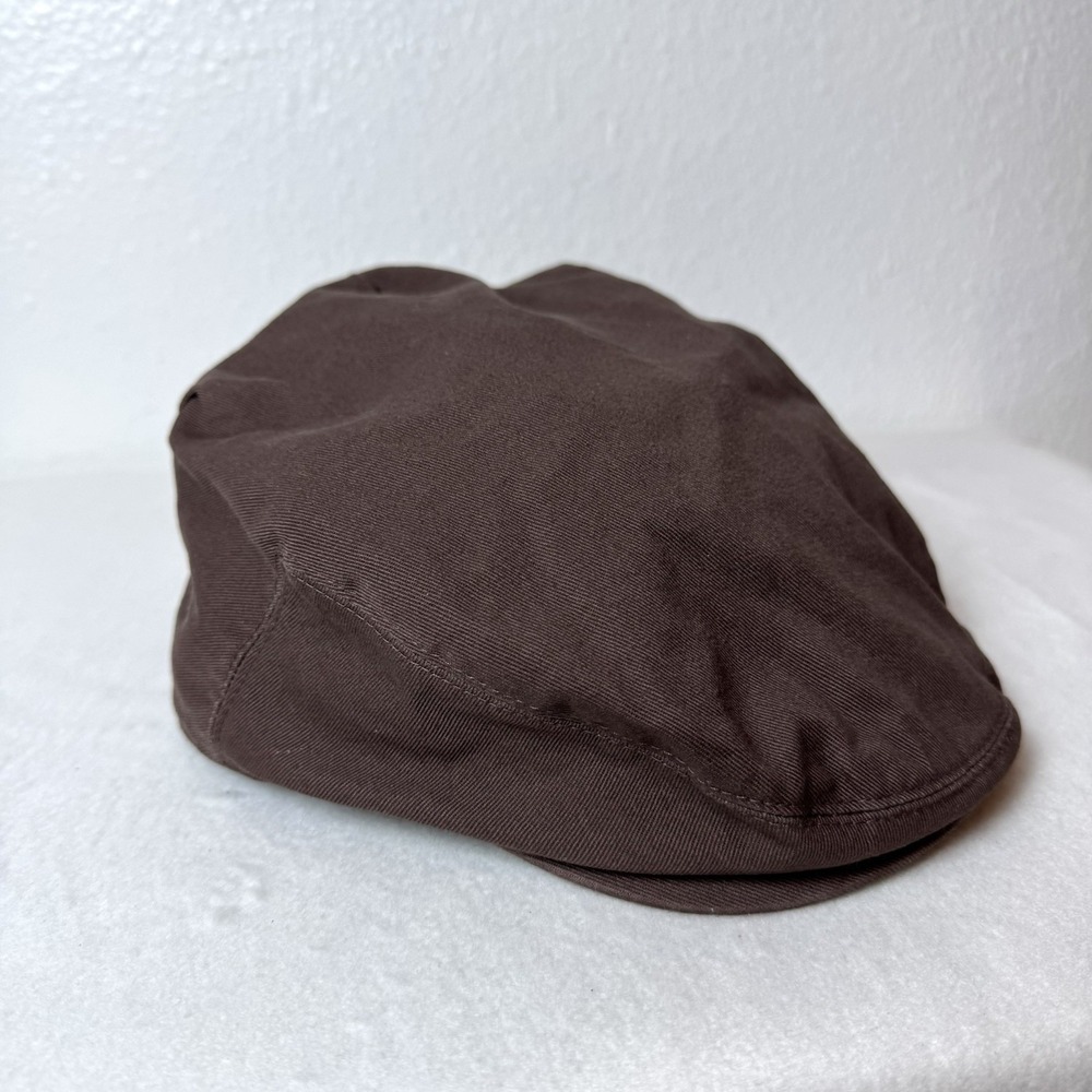 Newhattan 1872 Hat Newsboy Cap Cabbie Dark Brown Size XL Driver Preppy New